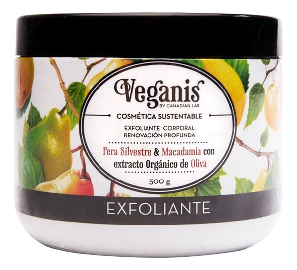 Veganis Exfoliante Corporal Pera Silvestre Macadamia 500g
