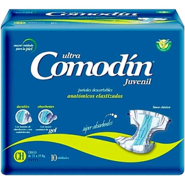 Comodin Ultra Juvenil Pañal Anatómico Chico 10 Un