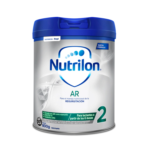 Nutrilon Bebe Leche Polvo Ar 2 Antireflujo Lata X 800grs