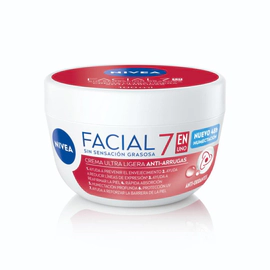 Crema facial 7 en 1 NIVEA Cuidado Antiarrugas para todo tipo de piel x 100 ml