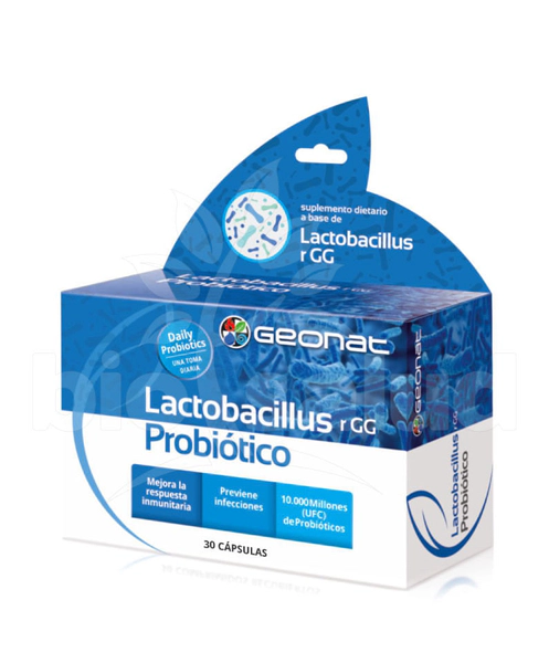 Geonat Lactobacillus rGG Probiotico de 30 Caps