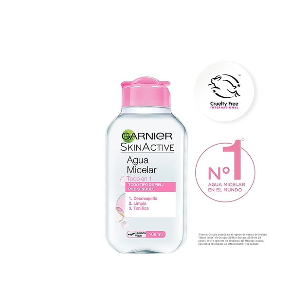 Agua Micelar Skinactive Todo En 1 Facial 100ml