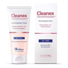 Cleanex Dermolimpiador Gel Limpiador Facial 150g
