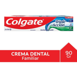 Colgate Triple Acción Triple Protección Crema Dental X90grs