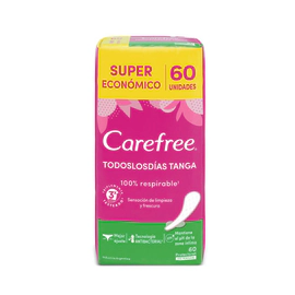 Carefree Todos Los Dias Tanga X 60 Unidades