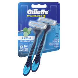 Gillette Máquinas De Afeitar Prestobarba3 Cool 2 Unidades