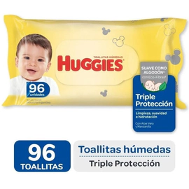 Huggies Triple Protección Toallas Húmedas X96 Unidades