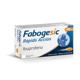 Fabogesic Ibuprofeno 400 Rápida Acción 60 cápsulas blandas