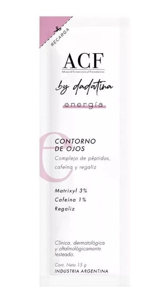 Energía Acf By Dadatina Refill Crema Contorno De Ojos 15g