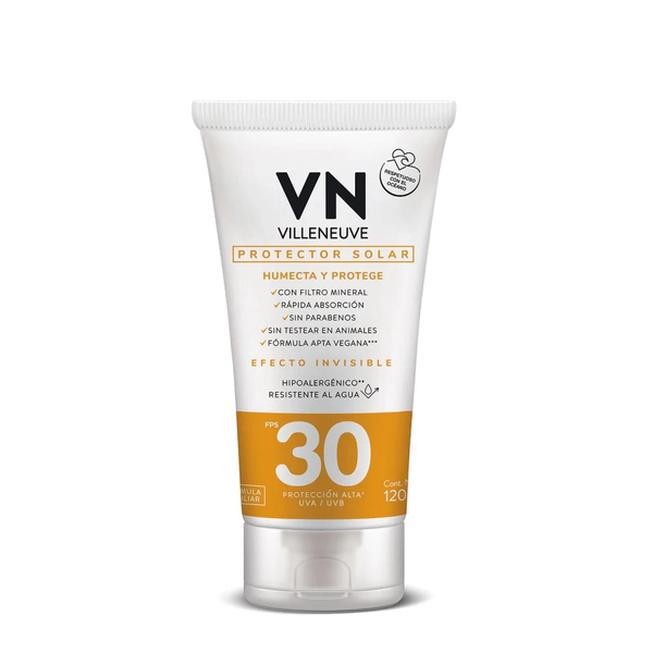 Vn Protector Solar Humecta Efecto Invisible Fps30 120g
