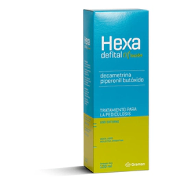 Hexa Defital  Nf Locion Pediculosis Piojo Y Liendres X120ml