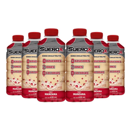 Pack Suerox Bebida Hidratante Manzana 630ml X6un