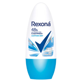 Desodorante Antitranspirante Rexona Women Cotton Roll On 50mL