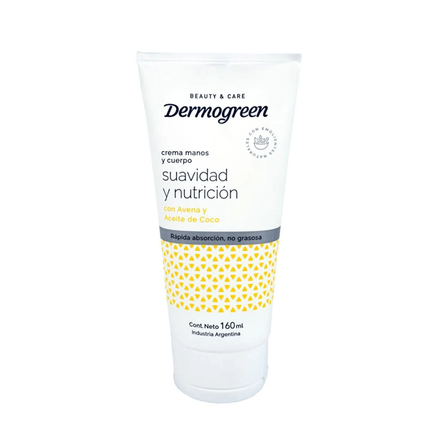 Dermogreen Humectación Total Crema Manos Y Cuerpo 160ml