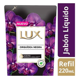 Lux Orquidea Negra Jabón Líquido Repuesto X 220ml
