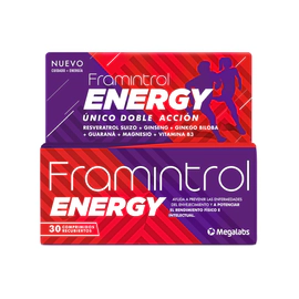 Framintrol Energy Resveratrol Ginseng Antioxidante 30 Comp