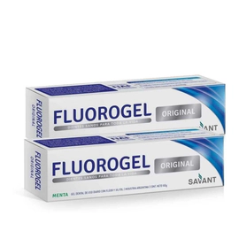 Pack x 2 Fluorogel Original Menta Gel Dental Con Fluor x 60gr