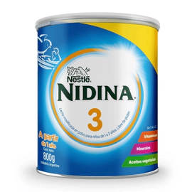 Nidina 3 Leche Infantil En Polvo 800g