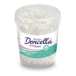 Doncella Hisopos Extra Suaves 100 Unidades