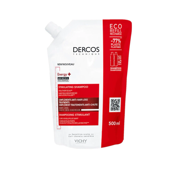 Vichy Dercos Energizante Shampoo Estimulante Recarga 390 Ml