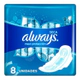 Toallitas Femeninas Always Seca Maxi Protección Con Alas 8 u