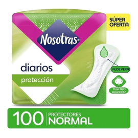 Nosotras Protector Diarios Normal 100 Unidades