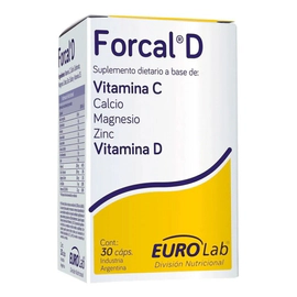 Forcal D 30 Cápsulas Fortalece La Respuesta Inmune Eurolab