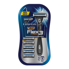 Bic Flex3 Hybrid Maquina De Afeitar + 5 Repuestos