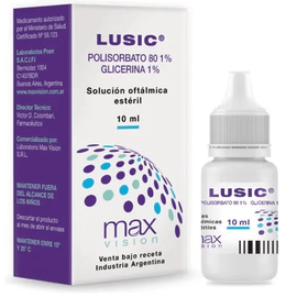 Lusic Lubricante Gotas Oftálmicas 10ml