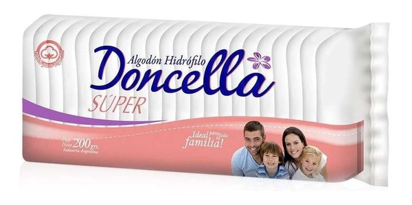 Doncella Súper Algodón Hidrófilo 200 Grs