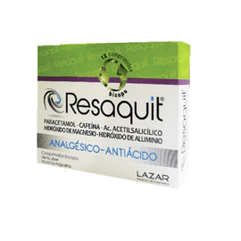 Resaquit Analgésico Antiácido Resaca 12 comprimidos bicapa