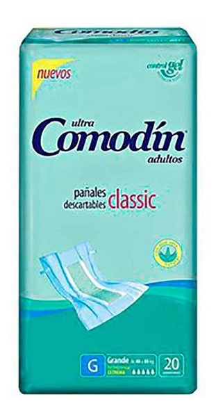 Comodin Ultra Pañal Grande Clasico 20 Un