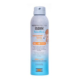 Isdin Fotoprotector Trasparent Spray Wet Skin Pediatrics FPS 50+ 250ml