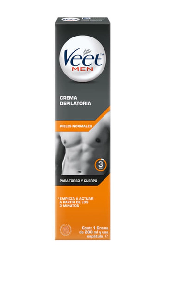 Veet Men Crema Depilatoria Corporal Para Hombre 200ml