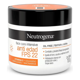 Crema Neutrogena Face Care Intensive Antiedad Fps 22