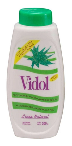 Vidol Fécula Corporal Con Alo Vera Talquera 200g