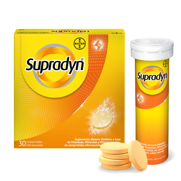 Supradyn Suplemento Multivitamínico 30 Comprimidos Efervescentes