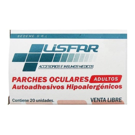 Lisfar Parche Oculares Adultos 20 Unidades