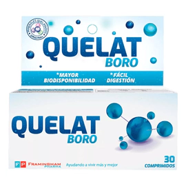 Quelat Boro Salud Ósea y Balance Hormonal x 30 Comp