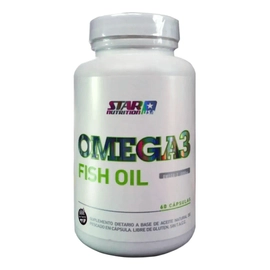 Omega 3 Fish Oil Aceite Pescado Star Nutrition 60 Cápsulas