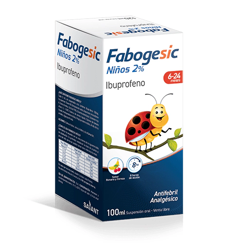 Fabogesic Ibuprofeno 2% Suspensión Oral 100ml