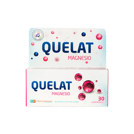Quelat Magnesio Minerales Suplemento X 30 Comp