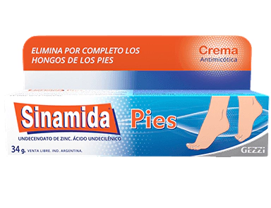 Antimicótico Sinamida Pies Hongos Pie de Atleta Crema 34g