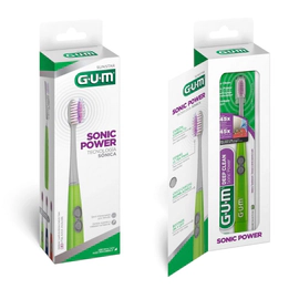 Gum Sonic Power Cepillo Electrico Con Pila Tecnología Sónica