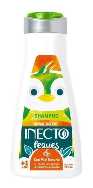 Inecto Shampoo Peques Con Miel Natural +1 Año 200ml