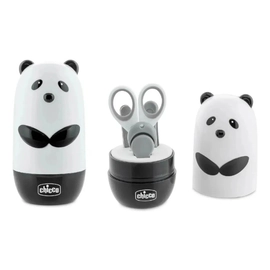 Chicco Set Higiene Manicura Bebes Tijera Alicate Oso Panda