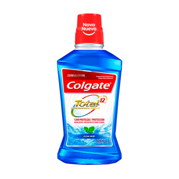 Colgate Enjuague Bucal Total 12 Clean Mint de 250ml