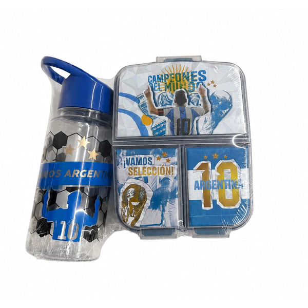 Set Fútbol Hermético y Botella