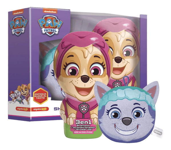 Set Algabo Kids Paw Patrol Set Shampoo 3en1 300ml + Esponja