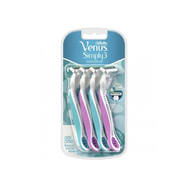 Gillette Venus Simply3 Sensitive Máquina Para Afeitar 4 u